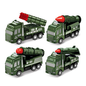Bộ 4 Xe Quân Sự Kỹ Thuật Mini Kéo Lùi Cho Bé Mô Hình Xe Tải Quán Tính Đồ Chơi Trẻ Em Quà Tặng Vui Nhộn Nhựa Đúc Dành Cho Trẻ Em Từ 14 Tuổi Trở Lên