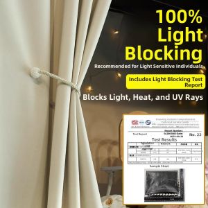 Thickened Light Blocking Curtains for Dorm