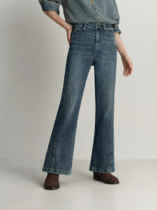 Semir | Womens Jeans Trousers Flared Leg-Lengthening