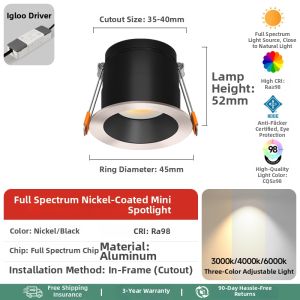 YJXG | Industrial Mini Anti-Dazzle Downlight