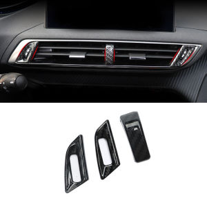 For Peugeot 3008 5008 GT 2016 2017 2018 2019 ABS Car Central Control Air Conditioning Vent Outlet Cover Accessories