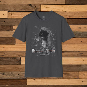 Bandai | Attack on Titan Pattern 2026 Series Mens and Womens Spring/summer New Pure Cotton T-shirts Comfortable Breathable High-quality