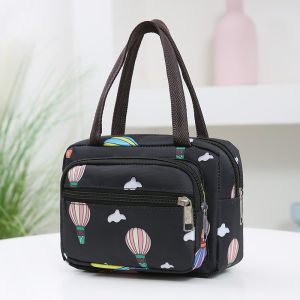 2023 New Large Capacity Canvas Mini Handbag for Women Commuter Bag Simple Design Portable Shoulder Bag Soft Korean Style Bag