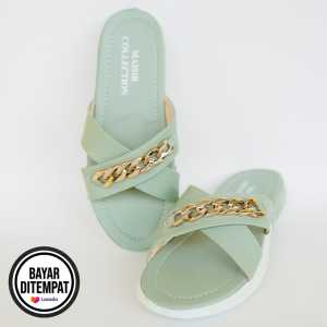 Sandal Selop Wanita Maisir - Sandal Wanita Terbaru 2022/ Sandal Wanita Kokop Silang / Sandal Wanita Kekinian