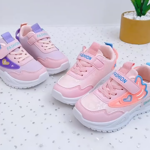 Sepatu Sneakers import Fashion Anak Cewek Perempuan Produk Sesuai Gambar Size 26-37 Bisa COD SP-033