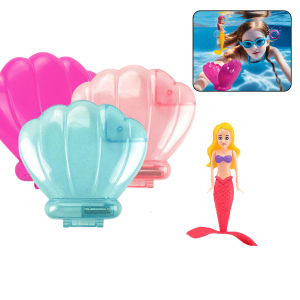 Mermaid Bath Toys with/no Shell Floats Children Play Water Toys in Summer Swimming Pool Adult  Float Game Gift