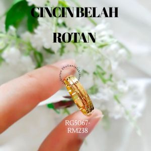 [RG5067] Zhulian Cincin belah rotan Emas Saduran/ Gold Plated Ring Jewellery