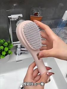 Adjustable Comb Air Cushion Comb Womens Airbag Comb Fluffy Portable Massage Comb Automatic Cleaning