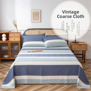 Pure Cotton Thick Old Cloth Bed Sheet Set