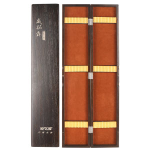 WEITUOSEN | Hộp đựng con mồi câu cá bằng gỗ dẻ cỡ lớn hai trong một mở rộng hình dạng hộp đựng dây câu cá bằng gỗ nguyên khối