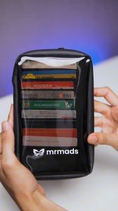 Mr Mads - Rascal Clutch Bag - 3 in 1 Hanging Wallet Neck Wallet Sling Bag - Dompet Gantung Leher HP Tas Selempang Tas Konser Multifungsi