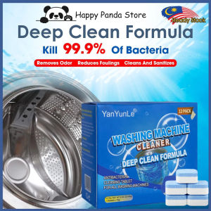 OB TECH Pembersih Mesin Basuh 12pcs Washing Machine Cleaner Washing Machine Cleaning Cube Washing Machine Cleaning Tablets Pencuci Mesin Basuh Pembersih Mesin Basuh Sabun Cuci Basuh 洗衣机槽泡腾片