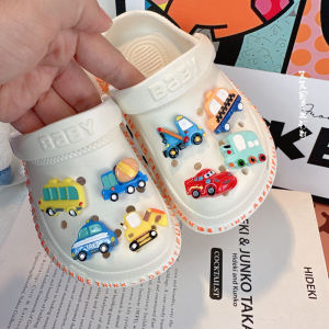 Children's Car Themed Clog Slippers: A Guide to Boys' Engineering Vehicle Hole Shoes