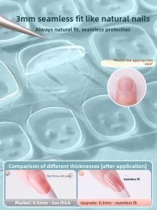 CHUBEISHI | Child Nail Stickers Adhesive Double-sided Nail Sheets