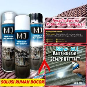 Semprotan Pelapis Anti Bocor Atap Rumah/Pelapis Anti Karat Kolong Mobil MJ RUBBER SEALENT