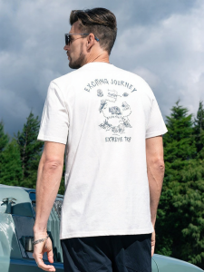 Enjeolon | Outdoor Summer T-shirt Heavyweight Long-staple Cotton Printed