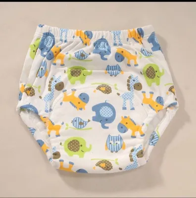 (Giặt được) Tã Vải Quần Bỏ Bỉm Hoạ Tiết Cotton 6 Lớp Cho Em Bé 3-22kg
