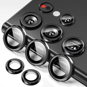 For Samsung Galaxy S25 Ultra S25 Plus S24 Ultra S24+ Plus Camera Lens Protectors Metal Camera Ring Case Glass for Samsung S24Ultra S24 5G Protective Cap