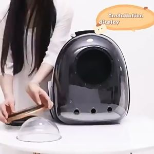 Tas Kucing Astronot Pet Cargo Breathable Travel Nylon