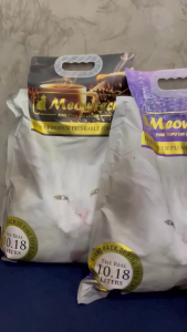 MEOWTECH Fine TOFU Cat Litter 4kgs (Flushable) - APPLE