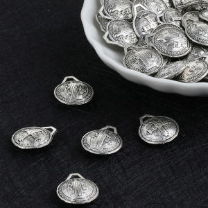 Ý Thánh Benedict Đức Mẹ Đồng Trinh Đeo Chéo Mặt Dây Chuyền Phù Điêu Phong Cách Công Giáo Tượng Túi Móc Khóa Đồ Trang Trí Thủ Công Tự Làm