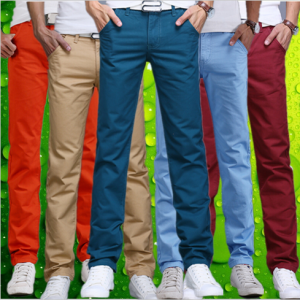 Colorful Slim Fit Cotton Denim Jeans for Men Summer Thin Casual Straight Leg Jeans Youth Popular mid Waist Long Pants