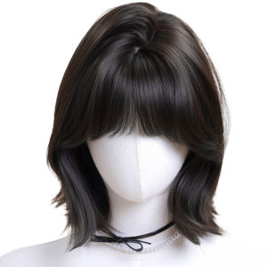 AINIYA | Realistic Large Scalp Korean Style Outward Curl Short Hair Wig