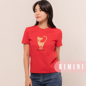 RIMINI - Atasan Kaos Premium Wanita BigSize Lengan Pendek Size XS-3XL - Ilena Top CC30596