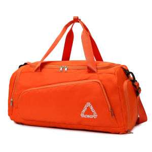 Large Capacity Travel Bag Womens Fitness Sports Training Bag Multi-Functional Handheld Dual-Shoulder Backpack Short Trip Luggage Bag