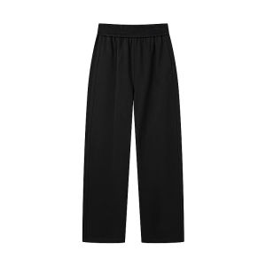 HS White Banana Pants Womens Casual Sports Trousers Drapey Pants Korean Style Natural Waist Long Cotton Polyester Blend