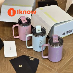 I know Lulu Japan Sports Water Bottle Large Capacity Stainless Steel Mug with Lid