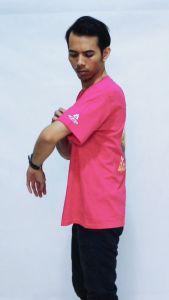 Arutala Adventure x Pushing Panda - Indonesia Highline Festival Fuchsia Official Merch T-Shirt Outdoor Kaos Lengan Pendek