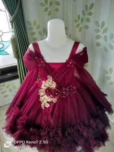 dres petite cintami bisq reques warna+ free bando (selutut)