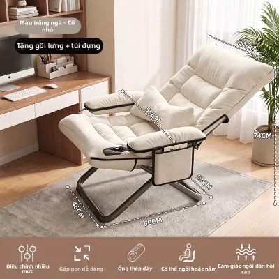 FENGZHAOHUANG | Ghế Sofa Lười Gấp Gọn Có Tựa Lưng Dùng Cho Văn Phòng Gia Đình