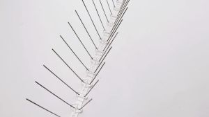 เคลื่อนไหว้หนามไล่หนัง บรรจุภัณฑ์ใส ที่ดักนก กันนกพิราบ Bird Spikes กันนกเกาะ อุปกรณ์ไล่นกทำรัง สำหรับการเตรียมไล่นกพิราบ