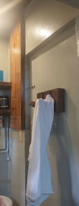Wall-mounted hooks solid wooden hooks bathroom racks bathroom hangers space saver shower caddies and hooks bathroom shelving cap holder cap organizer cap display collection towel hooks clothes holder