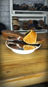 Sandal Wanita Flat Upper Anyam Samak 5 cm