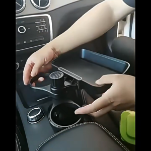 Bộ mở rộng giá đỡ cốc đôi có thể điều chỉnh 360 độ ° Khay đựng đồ ăn vặt và cốc nước đa năng xoay được cho ghế ô tô