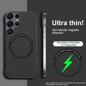szhaiyu | Ultra Thin Hard Magnetic Phone Case for Samsung Galaxy S26 Ultra S25 S24 Plus S23 S22 S21 FE A57 A37 A17 A55 A56 Protect Cover