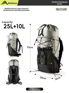 BSWolf | Lightweight Professional Hiking Travel Backpack Large Capacity