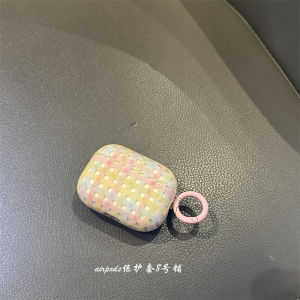 Cute Colorful Plaid Bluetooth Protective Case for Airpods pro 2nd 3rd 4th Generation Hard Shell TPU Earphone Cover 