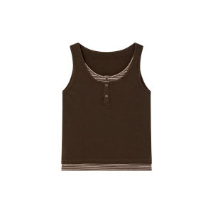 Contrast Color Patchwork Fitted Top