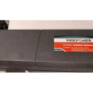 12 PCS TORQUE WRENCH SET MAXPOWER - DR 1/2" 20-200 Nm - Kunci moment - kunci torsi