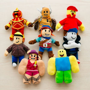 Bandai | Hot Anime Game Kawaii Roblox Experiment Plush Toys Noob Plush Dolls Plushies Stuffed Animals Dolls Fans Toys Gifts For Kids