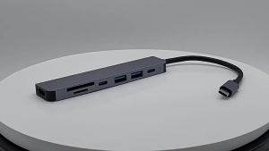 KEBIDUMEI USB C HUB 7 Ports Type C to SD TF Card Reader USB 3.0 HDMI 100W Docking Station USB Splitter For Laptop MacBook Pro