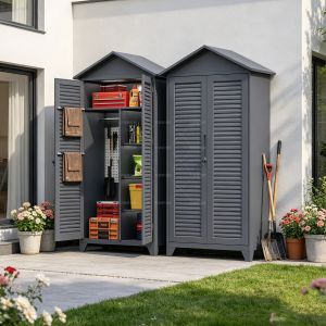 DIBIOU | Waterproof Sunscreen Outdoor Storage Cabinet