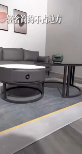 Coffee Table Marble Set Side Table Set of 2 Nest of Tables as Living Room/Sofa/Bedroom/Hallway/Office Waiting Table
