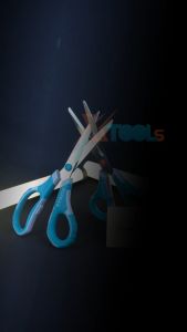 Kéo cắt cầm tay TOTAL | kéo cắt giấy kích thước 215mm (85")275mm(10-3/4") chất liệu thép không gỉ độ dày lưỡi dao 25mm XTOOLs