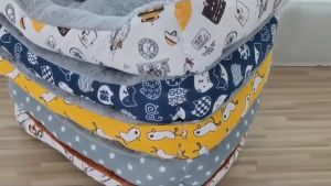 Pet Bed Soft Durable Rectangular Shape for Restful Sleeping Cute Design for Cats and Dogs