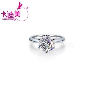 925 เงินสเตอร์ แหวนเงินเพชรโมอิสแท้ 100% ลิงแหวน สีเพชร หุ้นแฟชั่น ผู้หญิง